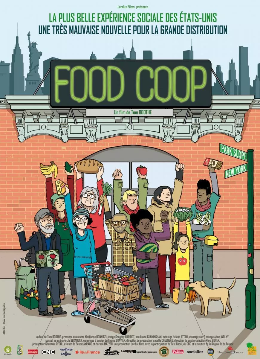 Cartell de difusió del documental Food Coop (Lardux Films, 2016)